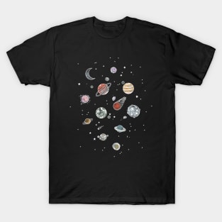 Planets in space T-Shirt